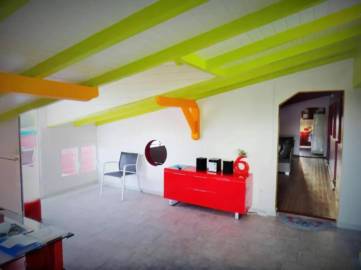 Homestay Villa Paradis Des Couleurs - Suite Rose Hollywood Sainte-Anne