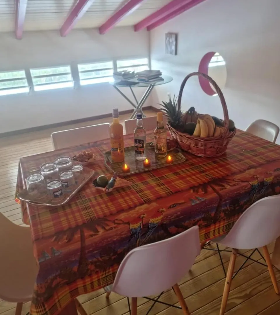 Homestay Villa Paradis Des Couleurs - Suite Rose Hollywood Sainte-Anne